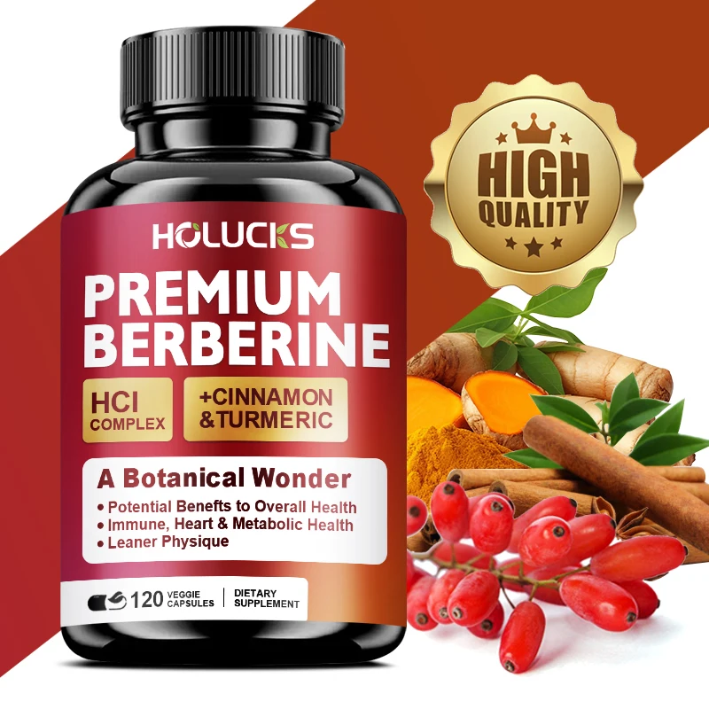 Holucks Premium Berberine HCl  - đánh giá và giá Berberine Hcl Capsule