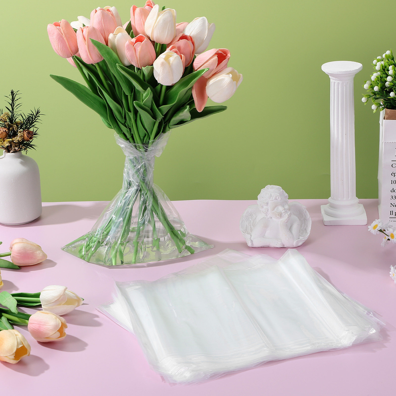 50pcs Flower Bags Plastic Fres - đánh giá và giá Nutrition & Fitness Coaching Fulham