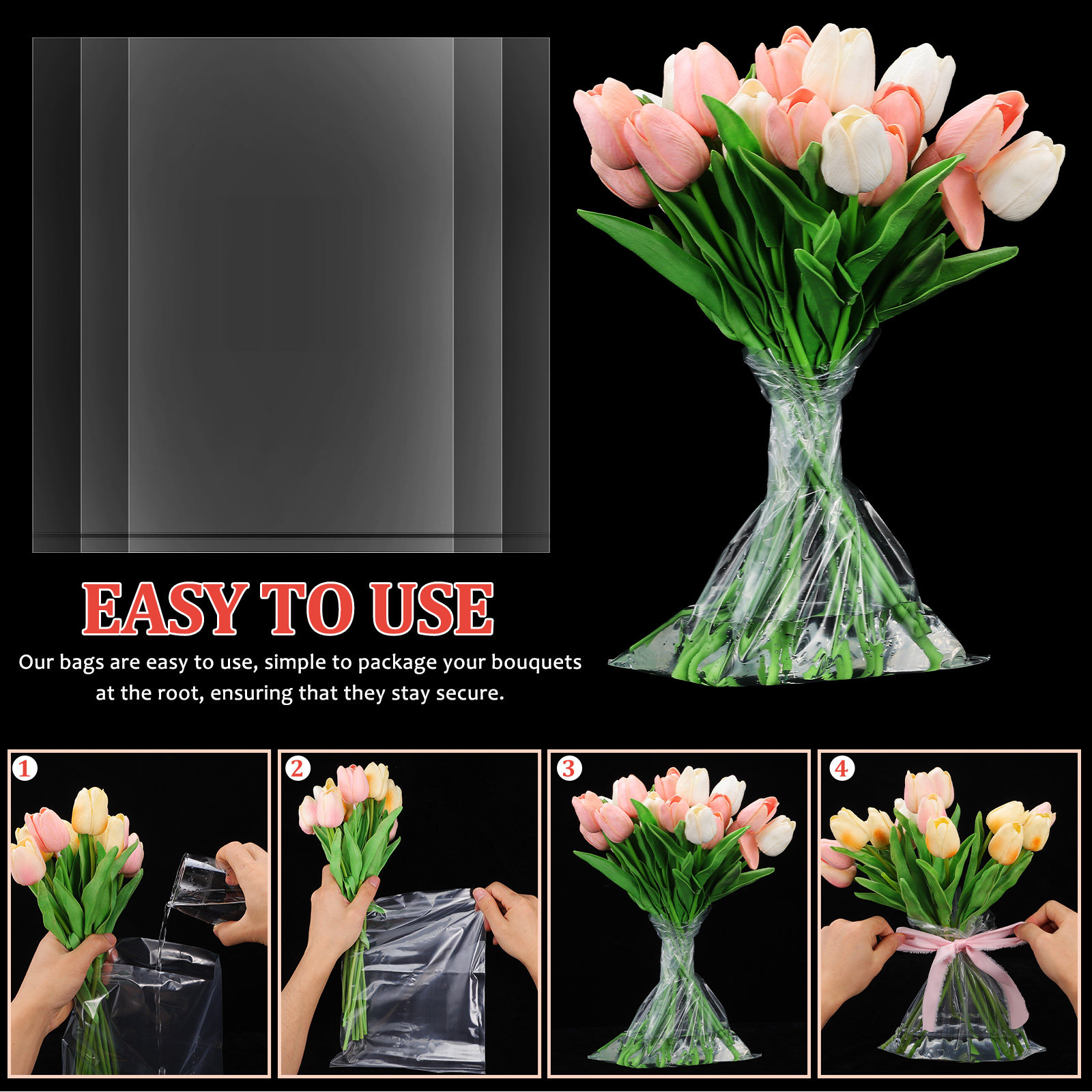 50pcs Flower Bags Plastic Fres - đánh giá và giá Nutrition & Fitness Coaching Fulham