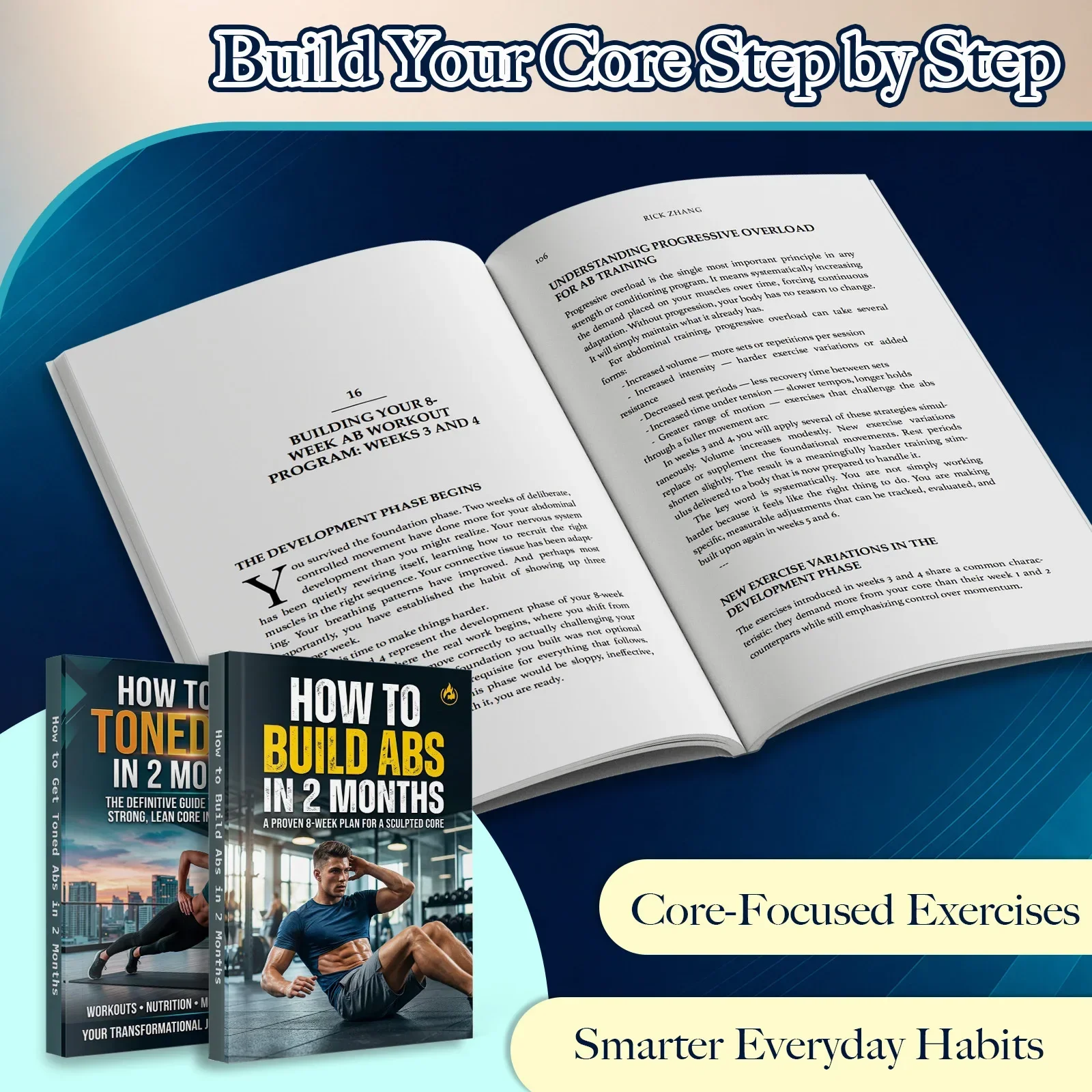 2-Book Abs Training Guide Set  - đánh giá và giá Fitness Nutrition Guide Book