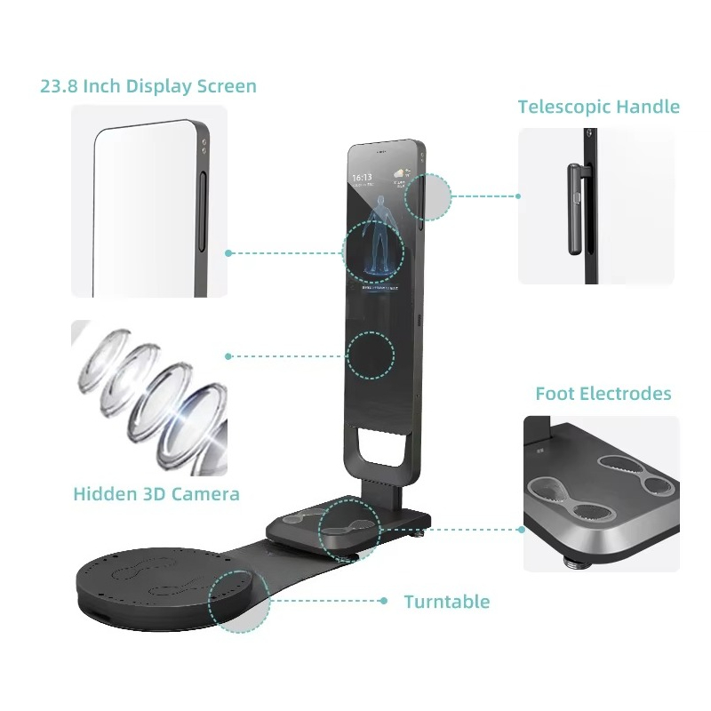 Smart Fitness Mirror Body Scan - đánh giá và giá Nutrition Fitness