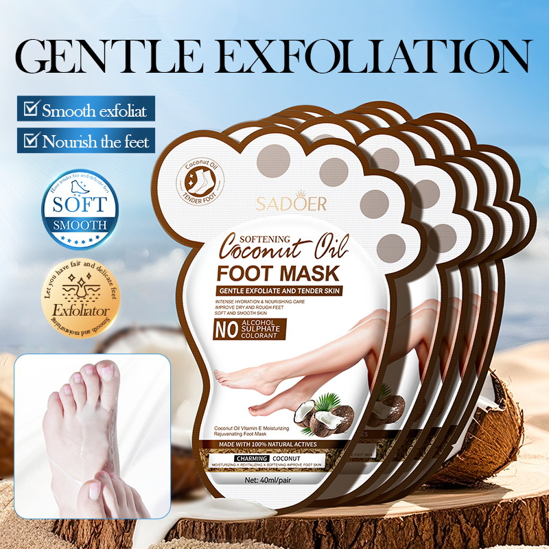 SADOER Coconut Foot Mask Moist - đánh giá và giá Mct Oil Coconut