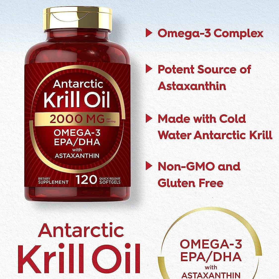 Krill oil soft capsules supple - đánh giá và giá Nutrition Fitness