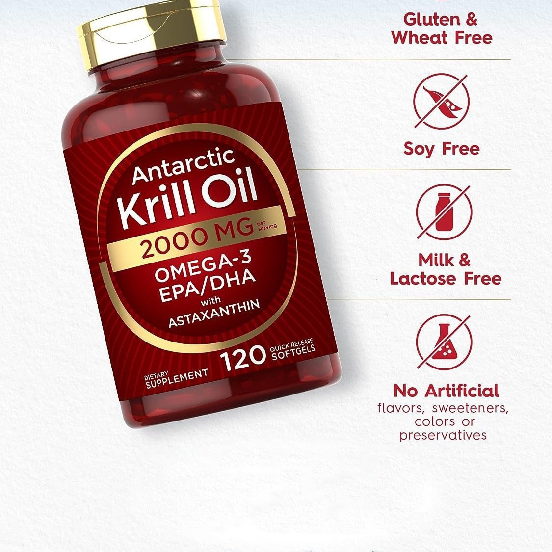 Krill oil soft capsules supple - đánh giá và giá Nutrition Fitness